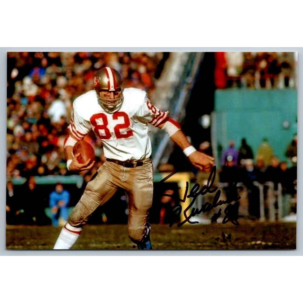 Ted Kwalick Autographed Photo San Francisco 49ers Signed #84 NFL 4x6 Print